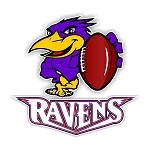 Baltimore Ravens Mascot (Letters) Vinyl Die-Cut Decal ** 4 Sizes **