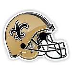 Helmet New Orleans Saints Die-Cut Decal / Sticker ** 4 Sizes **
