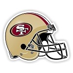 Helmet San Francisco 49ers Die-Cut Decal / Sticker ** 4 Sizes **