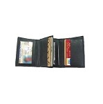 Leather (Black) Trifold Wallet