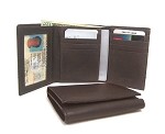 Leather (Brown) Trifold
