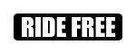 "RIDE FREE" Motorcycle Decal
