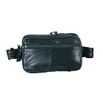 SQUARE LEATHER HIP PACK / FANNY PACK
